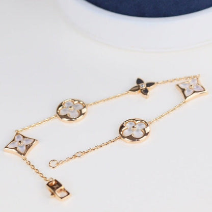 [Joyas Kincade]Pulsera de trébol de hojas