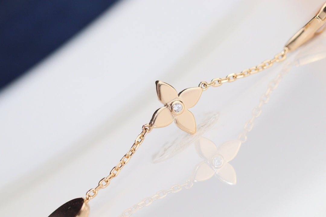 [Joyas Kincade]Pulsera de trébol de hojas