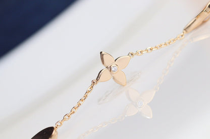 [Joyas Kincade]Pulsera de trébol de hojas