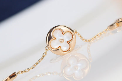 [Joyas Kincade]Pulsera de trébol de hojas