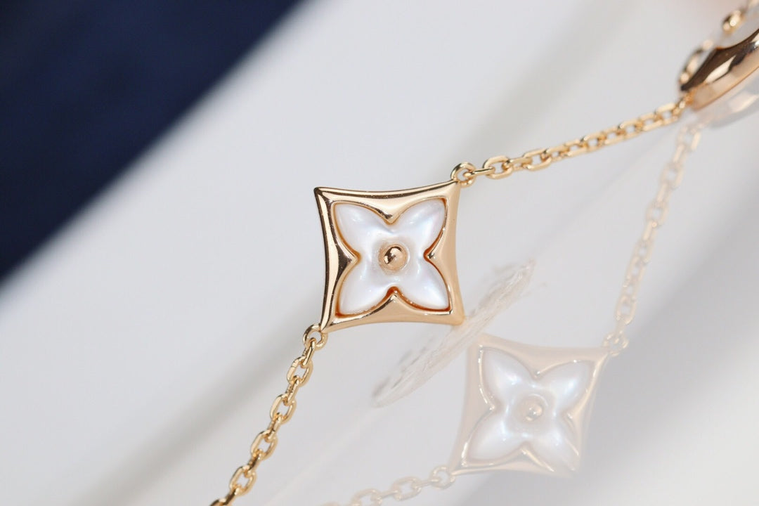[Joyas Kincade]Pulsera de trébol de hojas