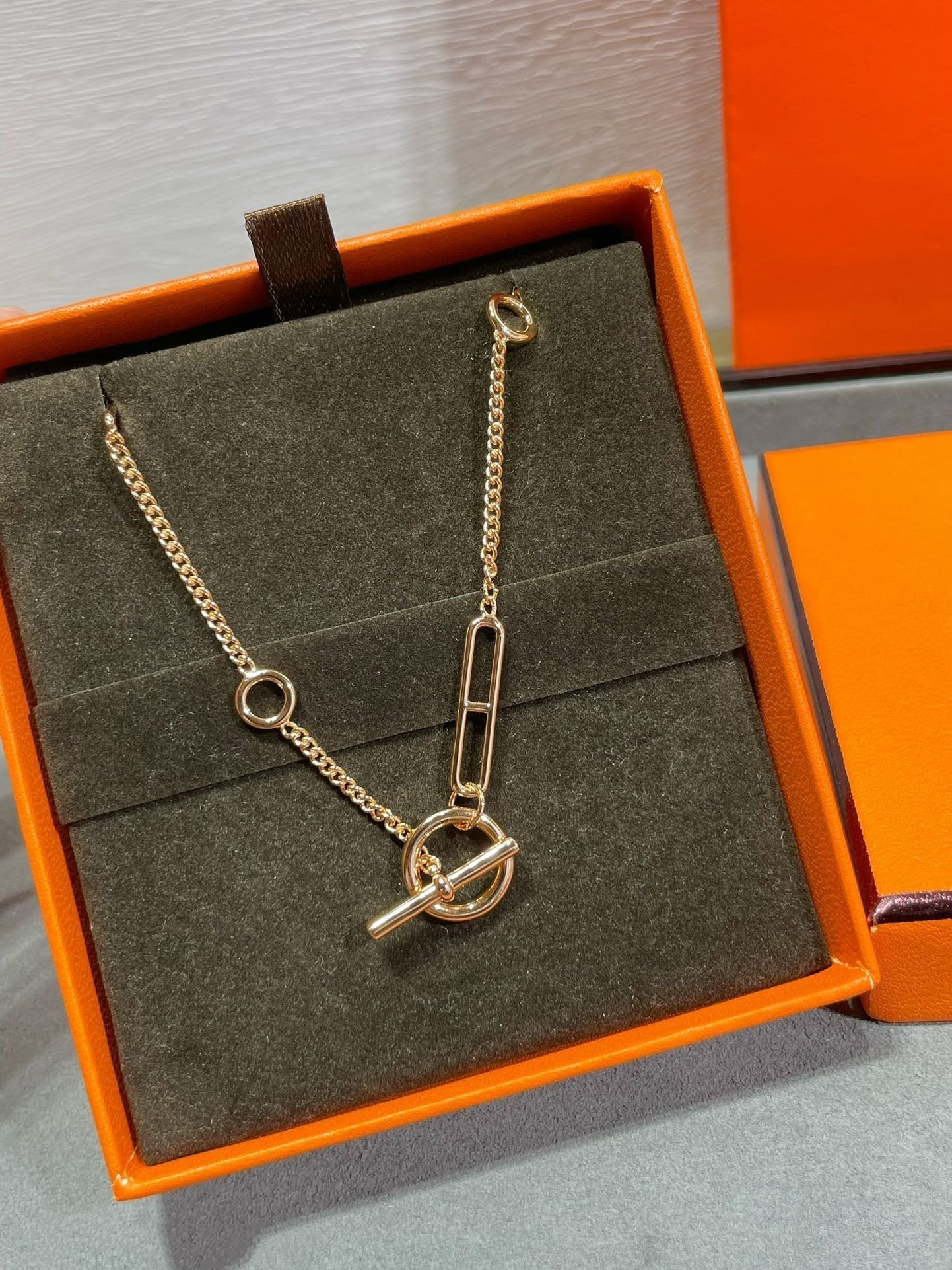 [Joyas Kincade]CADENA DE CORAZÓN DE ANCRE DE LEY HM