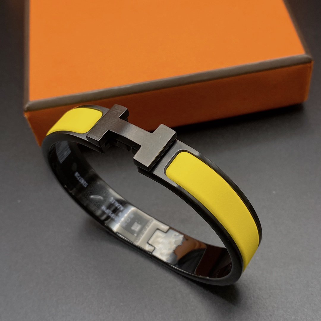 [Kincade Jewelrys]Pulsera CLIC HM SO BLACK YELLOW