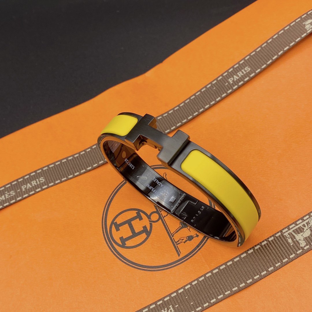 [Kincade Jewelrys]Pulsera CLIC HM SO BLACK YELLOW