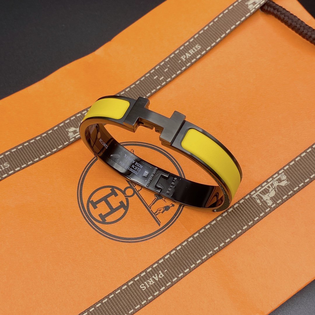 [Kincade Jewelrys]Pulsera CLIC HM SO BLACK YELLOW