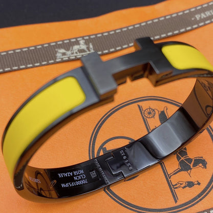 [Kincade Jewelrys]Pulsera CLIC HM SO BLACK YELLOW