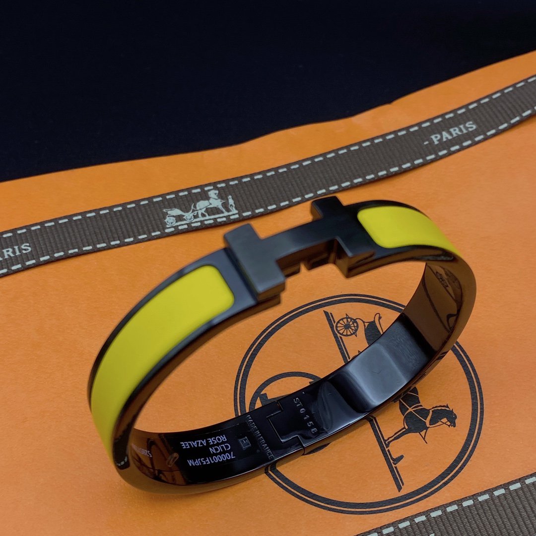 [Kincade Jewelrys]Pulsera CLIC HM SO BLACK YELLOW