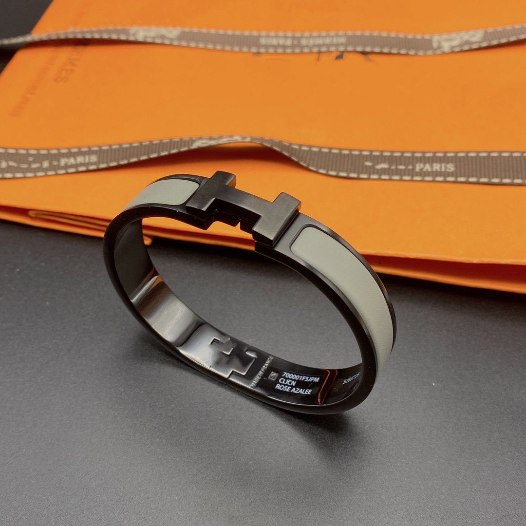 [Joyas Kincade]Pulsera CLIC HM SO BLACK GREY