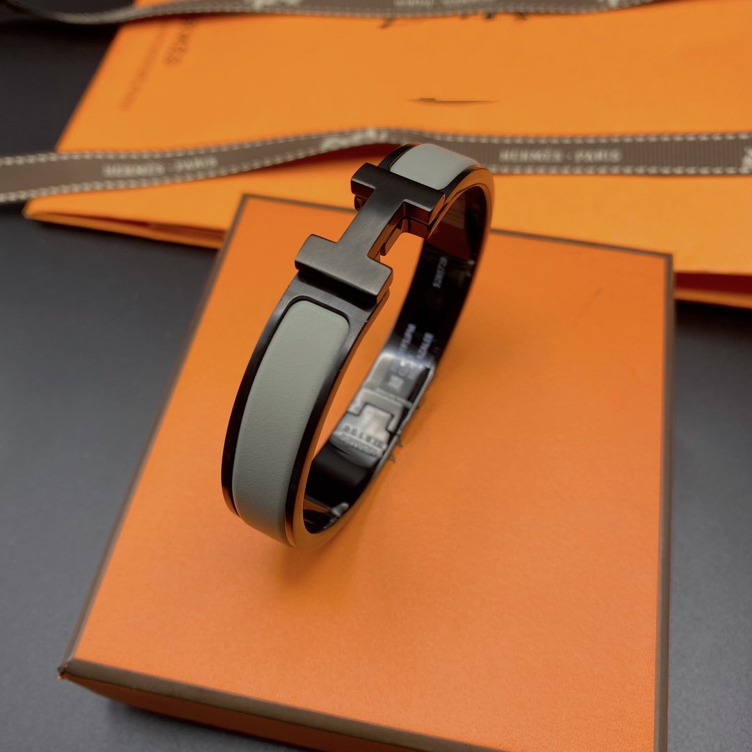 [Joyas Kincade]Pulsera CLIC HM SO BLACK GREY