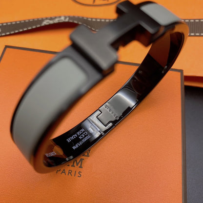 [Joyas Kincade]Pulsera CLIC HM SO BLACK GREY