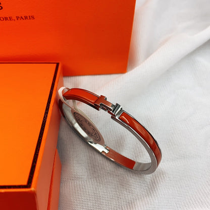 [Joyas Kincade]Pulsera clásica HM CLIC roja de 8 mm con esmalte