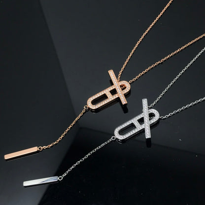 [Kincade Jewelrys] COLLAR HM PLATINO ORO ROSA DIAMANTE