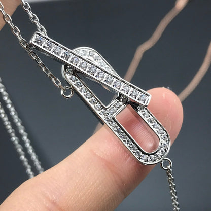 [Kincade Jewelrys] COLLAR HM PLATINO ORO ROSA DIAMANTE