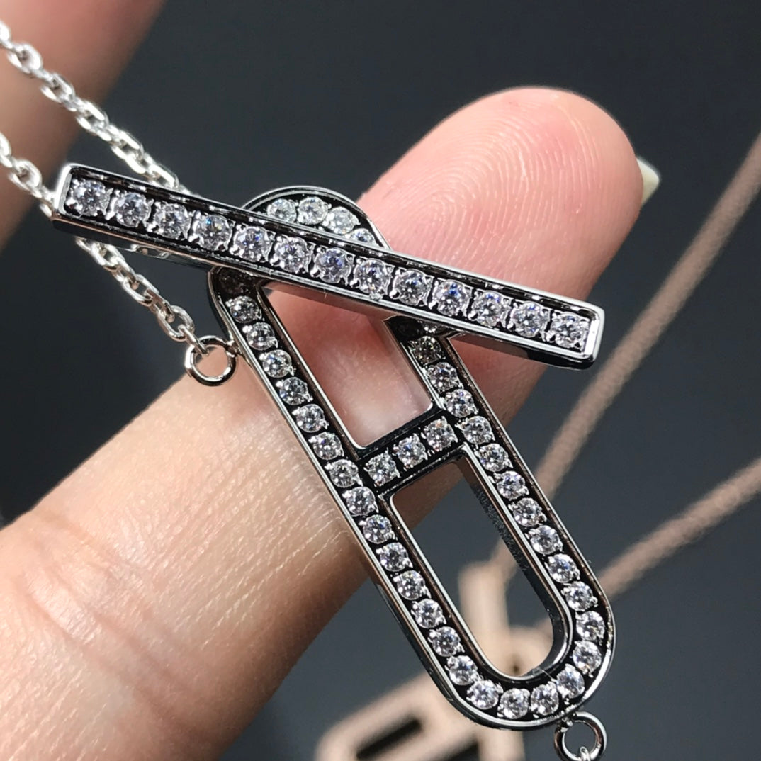 [Kincade Jewelrys] COLLAR HM PLATINO ORO ROSA DIAMANTE