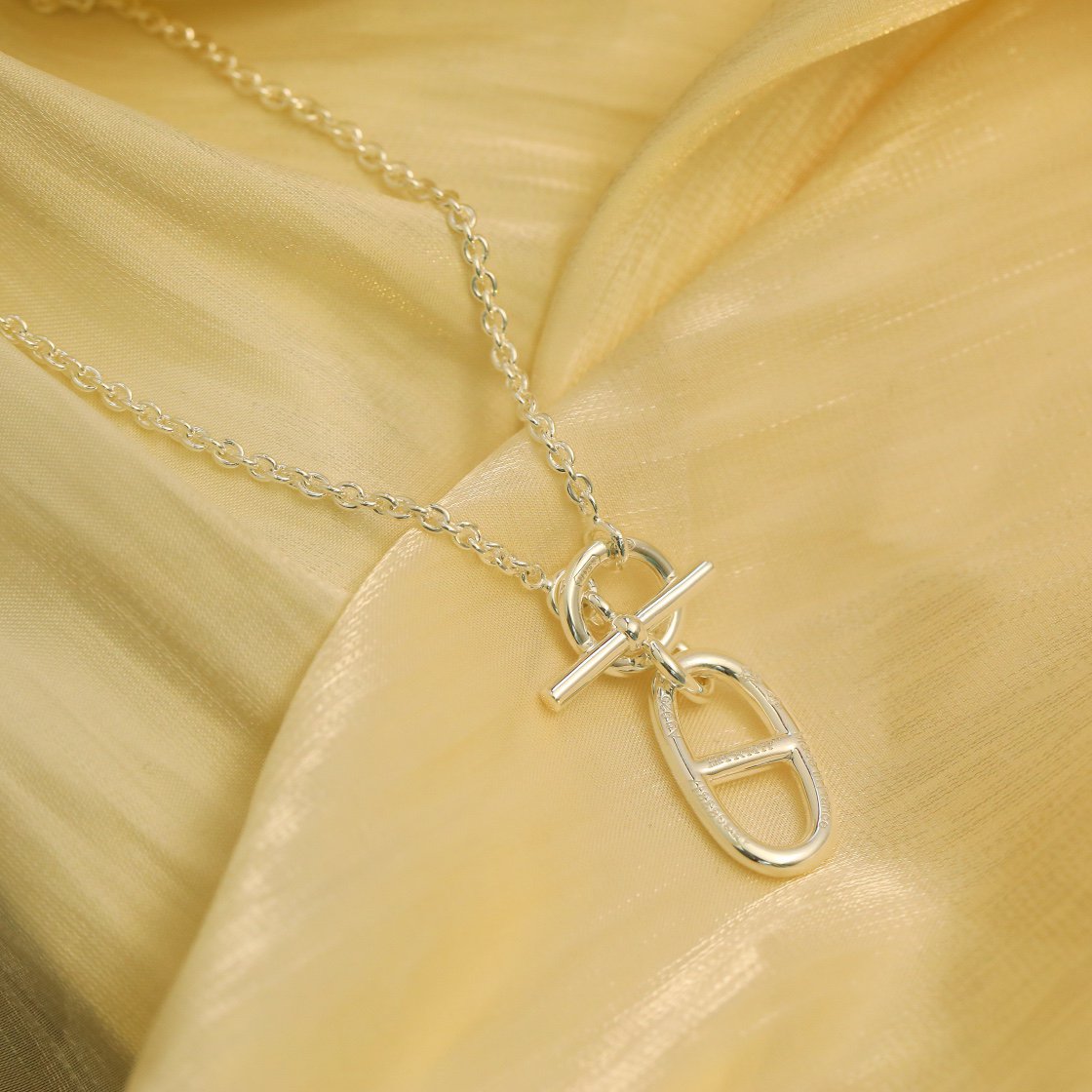 [Kincade Jewelrys]HM CHAINE D'ANCRE PENDANT NECKLACE STERLING SILVER
