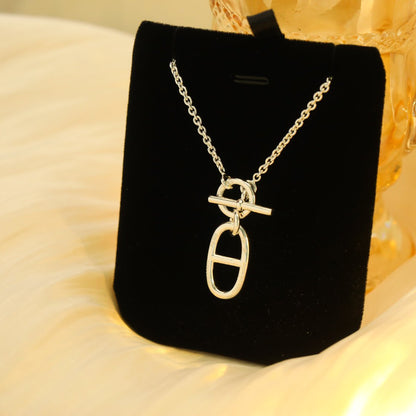 [Kincade Jewelrys]HM CHAINE D'ANCRE PENDANT NECKLACE STERLING SILVER
