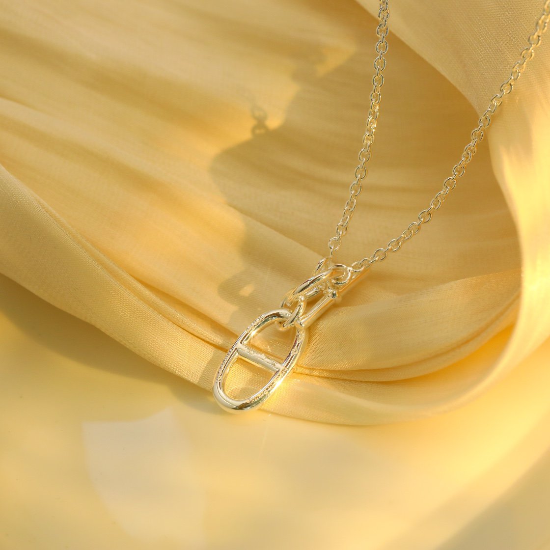 [Kincade Jewelrys]HM CHAINE D'ANCRE PENDANT NECKLACE STERLING SILVER