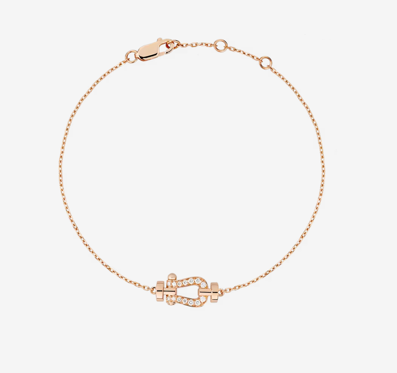 [Kincade Jewelrys]FORCE 10 FULL DIAMOND BUCKLE CHAIN LINK MINI MODEL