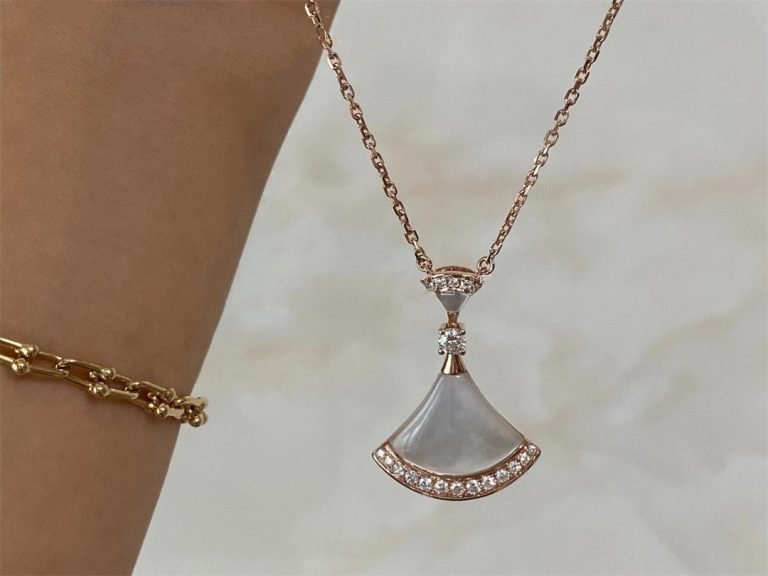 [Kincade Jewelrys] COLLAR DREAM MOP ORO ROSA DIAMANTE