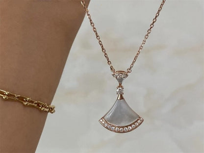 [Kincade Jewelrys] COLLAR DREAM MOP ORO ROSA DIAMANTE