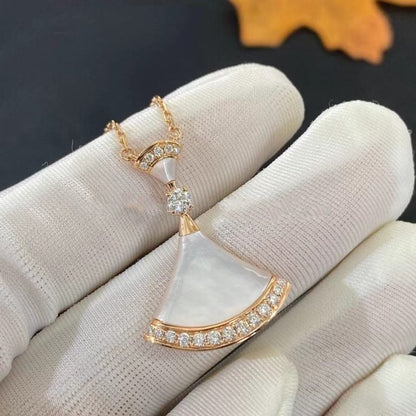 [Kincade Jewelrys] COLLAR DREAM MOP ORO ROSA DIAMANTE