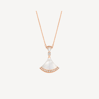 [Kincade Jewelrys] COLLAR DREAM MOP ORO ROSA DIAMANTE
