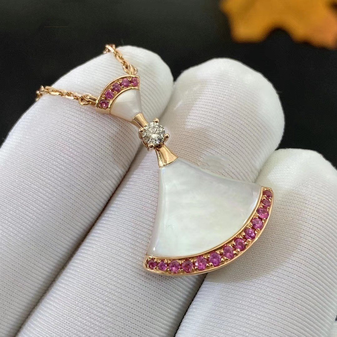 [Kincade Jewelrys] COLLAR DE ENSUEÑO CON DIAMANTE ROSA