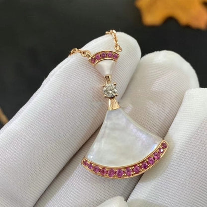 [Kincade Jewelrys] COLLAR DE ENSUEÑO CON DIAMANTE ROSA