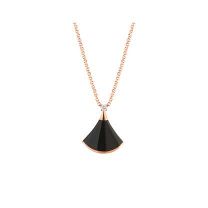 [Kincade Jewelrys] COLLAR DE SUEÑO ÓNIX 1 DIAMANTE