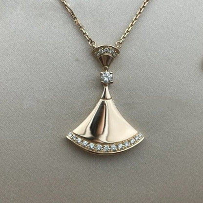 [Kincade Jewelrys]DREAM NECKLACE PINK GOLD DIAMOND