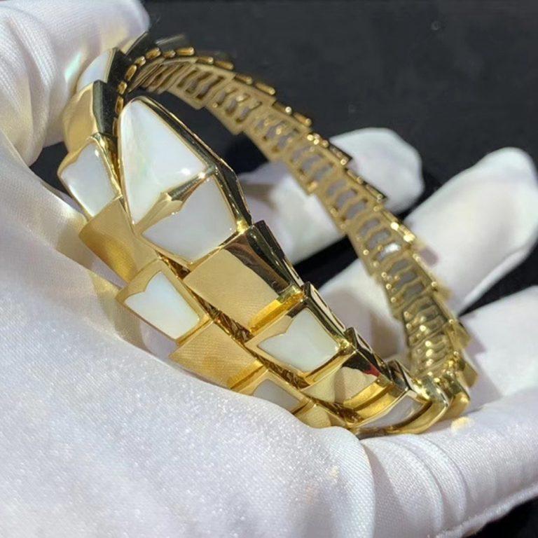 [Kincade Jewelrys]SERPENTI BRACELET MOP GOLD