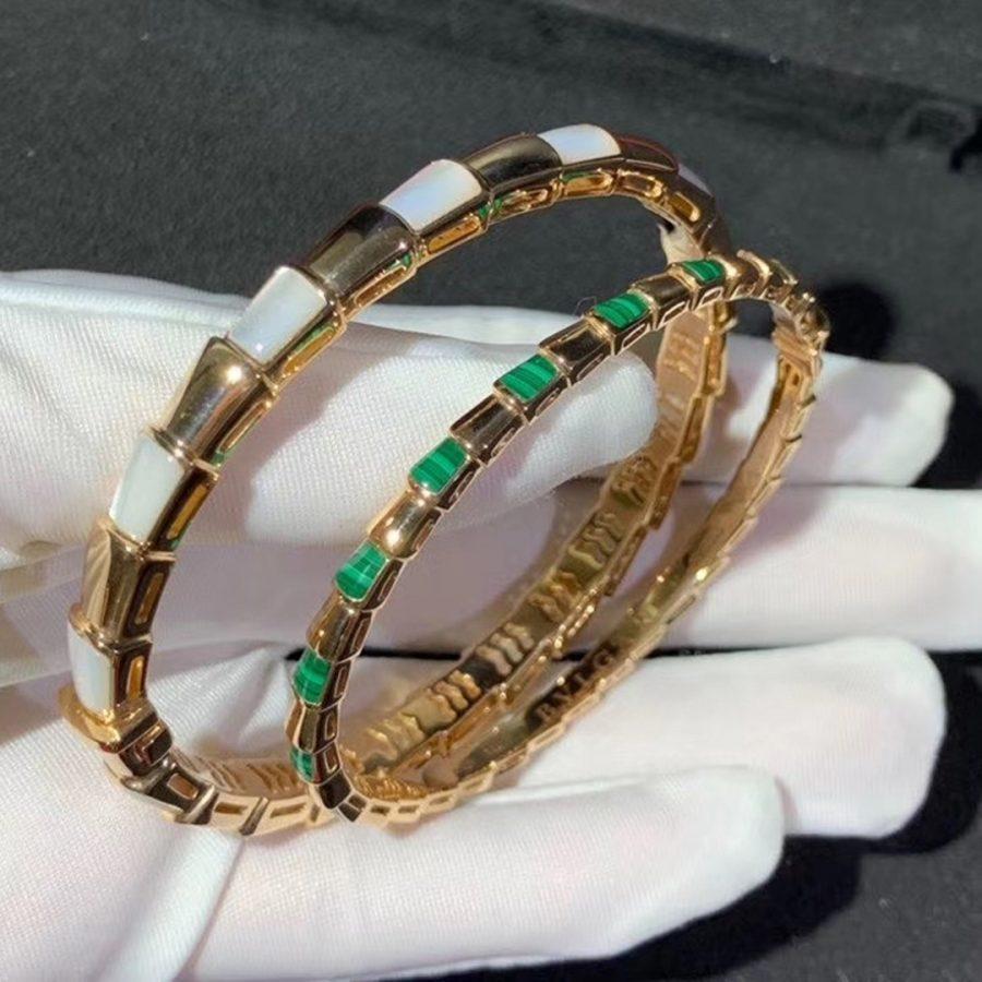 [Kincade Jewelrys]Pulsera Serpenti Oro Rosa Mop