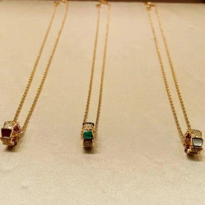 [Kincade Jewelrys]SERPENTI PEDANT DIAMOND NECKLACE