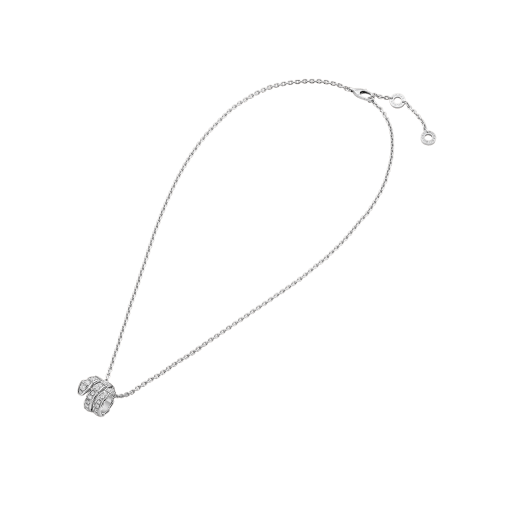 [Kincade Jewelrys]SERPENTI  NECKLACE DOUBLE RING DIAMOND
