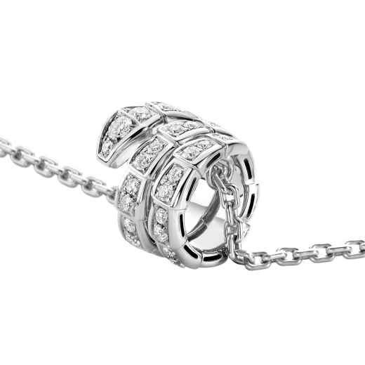 [Kincade Jewelrys]SERPENTI  NECKLACE DOUBLE RING DIAMOND