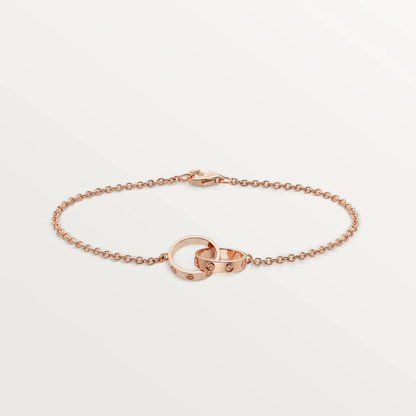 [Kincade Jewelrys] PULSERA DE AMOR CON DOBLE ANILLO