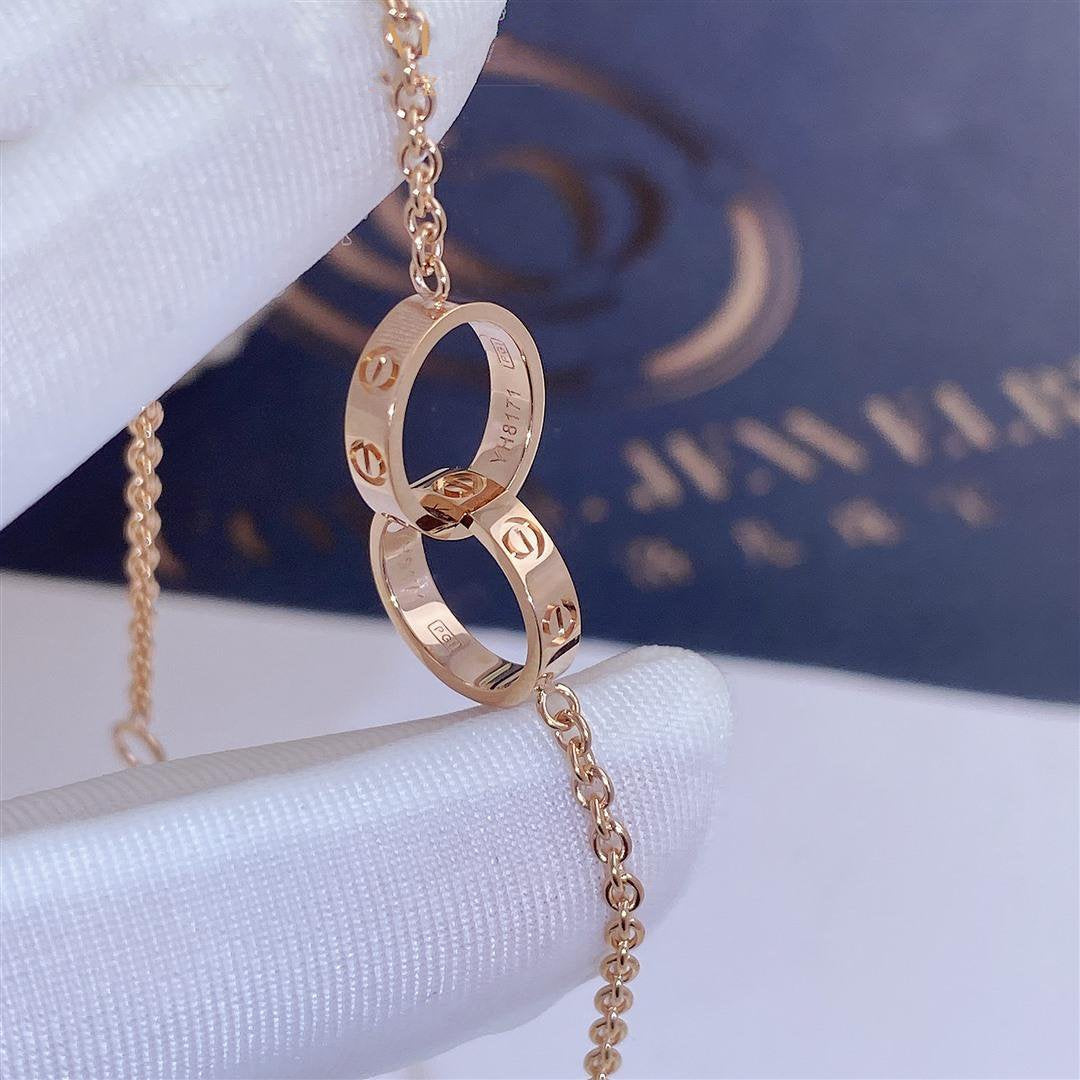 [Kincade Jewelrys] PULSERA DE AMOR CON DOBLE ANILLO