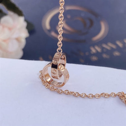 [Kincade Jewelrys] PULSERA DE AMOR CON DOBLE ANILLO