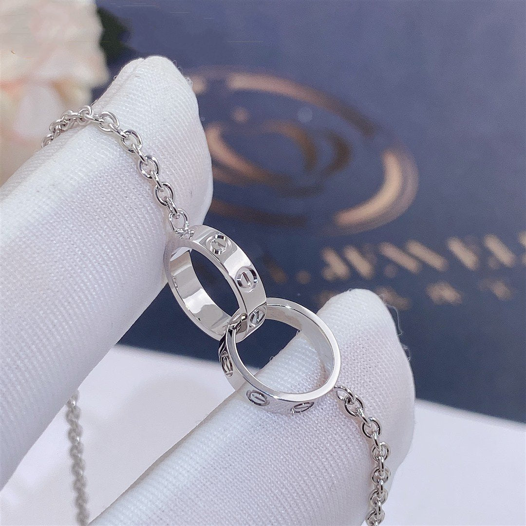 [Kincade Jewelrys] PULSERA DE AMOR CON DOBLE ANILLO