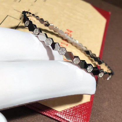 [Kincade Jewelrys]BEE LOVE SILVER DIAMOND BRACELET
