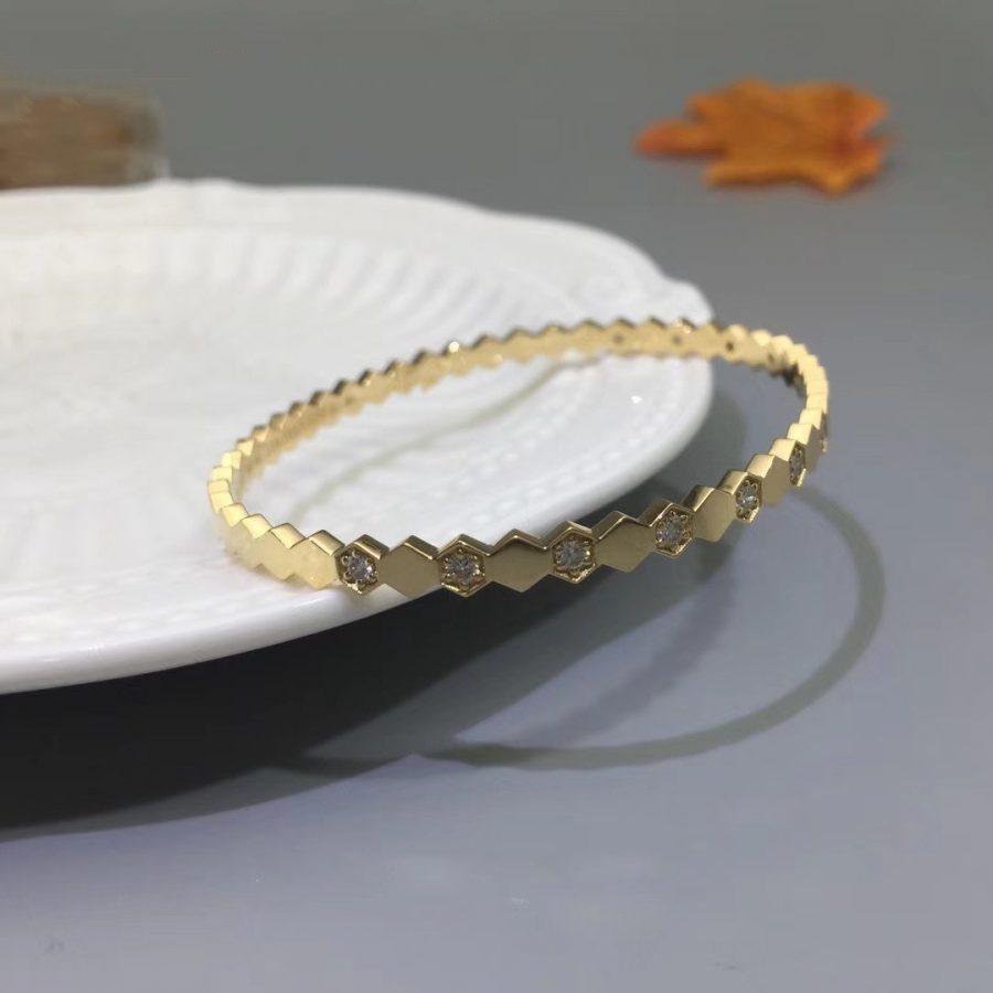 [Kincade Jewelrys]BEE LOVE GOLD DIAMOND BRACELET