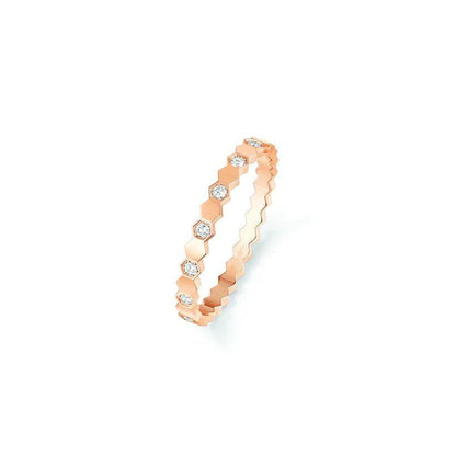 [Kincade Jewelrys]BEE LOVE RING PINK GOLD DIAMOND