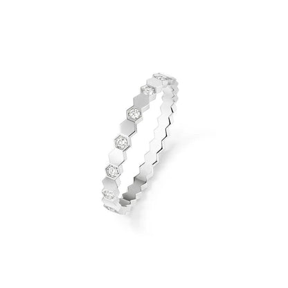 [Kincade Jewelrys] ANILLO DE AMOR DE ABEJA PLATA DIAMANTE