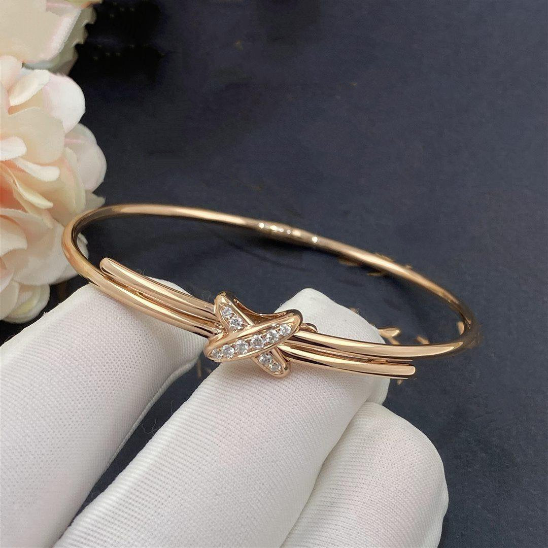 [Kincade Jewelrys]JEUX DE BRACELET PINK GOLD DIAMONDS