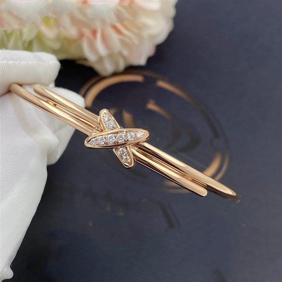 [Kincade Jewelrys]JEUX DE BRACELET PINK GOLD DIAMONDS