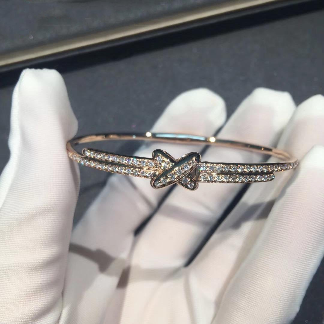 [Kincade Jewelrys]JEUX DE BRACELET DIAMONDS PINK GOLD