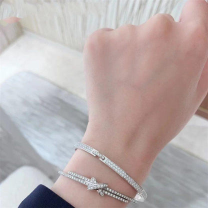[Kincade Jewelrys]JEUX DE BRACELET DIAMONDS SILVER