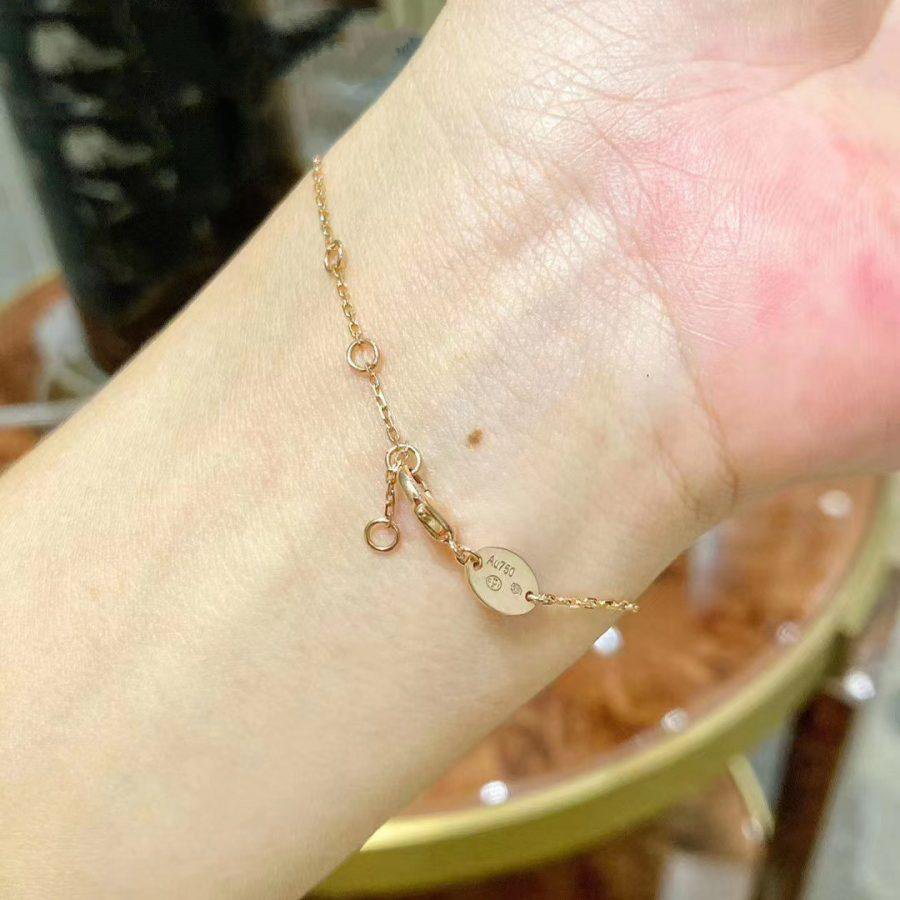 [Kincade Jewelrys]JEUX DE BRACELET MOP PINK GOLD DIAMONDS