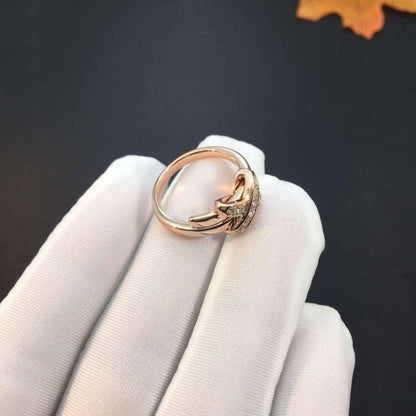 [Kincade Jewelrys]JEUX DE PINK GOLD DIAMOND RING