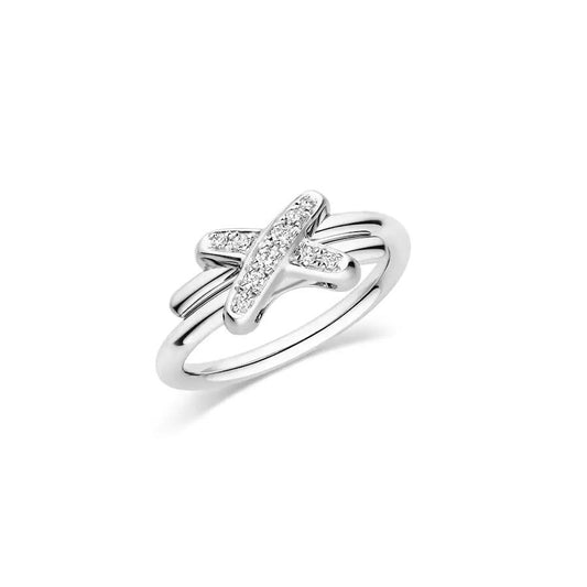 [Kincade Jewelrys]JEUX DE SILVER DIAMOND RING